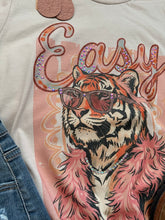 Load image into Gallery viewer, Embellished Easy Tiger Graphic Tee with Gem Details - Southern Swank Wholesale