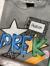 Load image into Gallery viewer, Personalized Back To School - Boy, You Are A Star - Grade Tees Comfort Color Tee - Southern Swank Wholesale