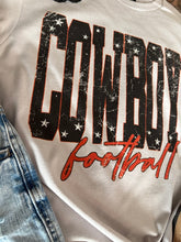 Load image into Gallery viewer, Embellished Cowboys Football Tee With Gem Details - Southern Swank Wholesale