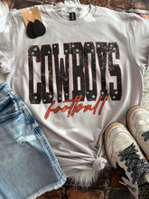 Load image into Gallery viewer, Embellished Cowboys Football Tee With Gem Details - Southern Swank Wholesale