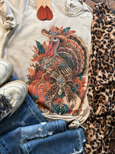 Load image into Gallery viewer, Embellished Boujee Turkey Graphic Tee with Gem Details🦃✨ - Southern Swank Wholesale