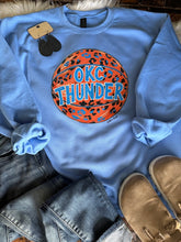 Load image into Gallery viewer, OKC Thunder Leopard Basketball Tee or Sweatshirt - Southern Swank Wholesale