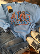 Load image into Gallery viewer, OKC Thunder Leopard Graphic Tee & Sweatshirt