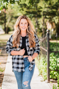 Black & White Plaid Flannel Shirt Pack (1/1/1)