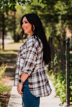 Load image into Gallery viewer, Brown and White Lightweight Plaid Button Shirt Pack (1/1/1)
