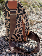 Load image into Gallery viewer, Leopard  Sling Shoulder Bag
