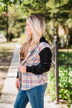Load image into Gallery viewer, Tan/Red/Blue Plaid Hooded Flannel Shirt Pack (1/1/1)
