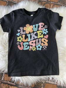 Youth Retro Love Like Jesus Tee