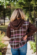 Load image into Gallery viewer, Brown and Red Plaid Hooded Flannel Shirt Pack (1/1/1)
