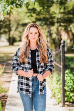 Load image into Gallery viewer, Black &amp; White Plaid Flannel Shirt Pack (1/1/1)
