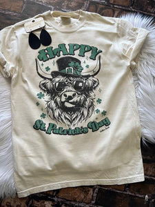 Happy St. Patrick's Day Comfort Color Tee