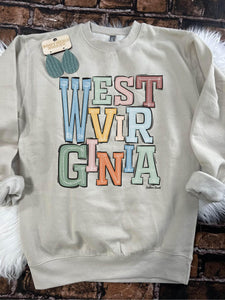 West Virginia Boho State Sweatshirt