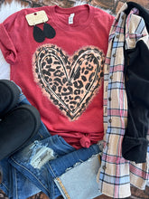 Load image into Gallery viewer, Classic Leopard Heart Tee or Sweatshirt

