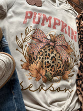 Load image into Gallery viewer, Embellished Pumpkin Season Graphic with Gem Details (Tee Or Sweatshirt)
