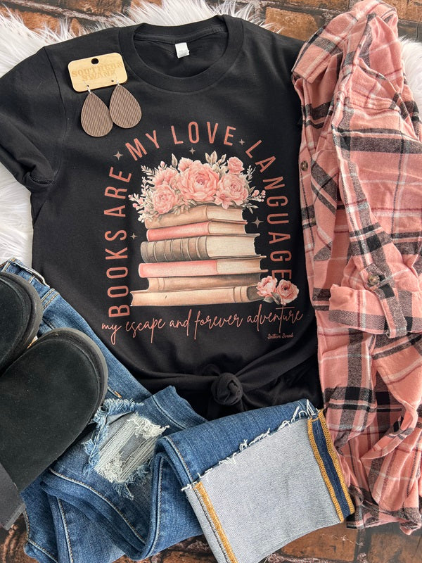 Books Are My Love Language Tee