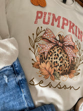 Load image into Gallery viewer, Embellished Pumpkin Season Graphic with Gem Details (Tee Or Sweatshirt)
