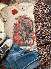 Load image into Gallery viewer, Boujee Turkey Graphic Tee with Gem Details 🦃✨
