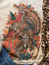 Load image into Gallery viewer, Embellished Boujee Turkey Graphic Tee with Gem Details🦃✨ - Southern Swank Wholesale
