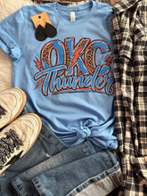 Load image into Gallery viewer, OKC Thunder Leopard Graphic Tee &amp; Sweatshirt
