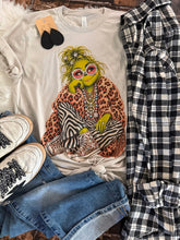Load image into Gallery viewer, Embellished Miss Glitzy Glam Graphic with Gem Details (Tee Or Sweatshirt) - Southern Swank Wholesale
