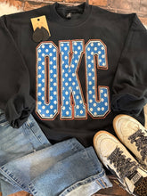 Load image into Gallery viewer, OKC Thunder Vintage Polka Dot Graphic Tee or Sweatshirt - Southern Swank Wholesale
