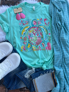 In The Sea- Sea Turtle Tee