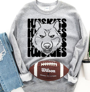 Huskies Mascot Sweatshirt