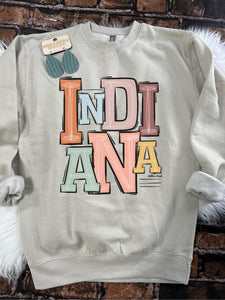 Indiana Boho State Sweatshirt