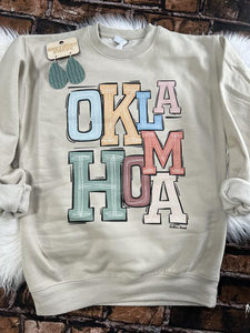 Arkansas Boho State Sweatshirt