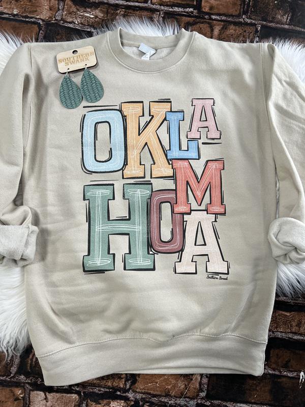 Oklahoma Boho State Sweatshirt
