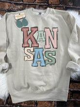 Load image into Gallery viewer, Kansas Boho State Sweatshirt
