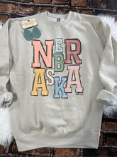 Load image into Gallery viewer, Nebraska Boho State Sweatshirt
