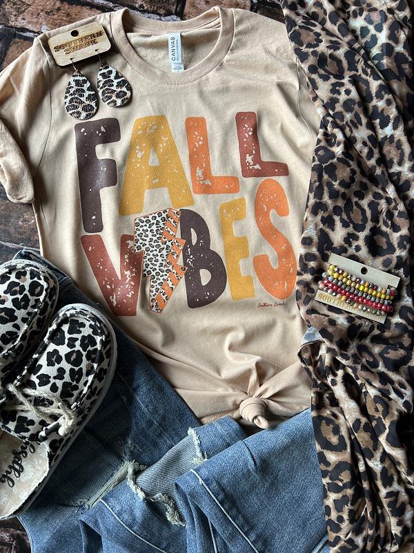Fall Vibes Tee - Southern Swank Wholesale