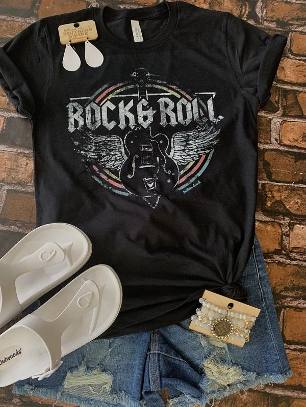 Old Time Rock N Roll Tee - Southern Swank Wholesale