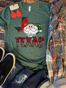Christmas in Texas Tee - Southern Swank Wholesale