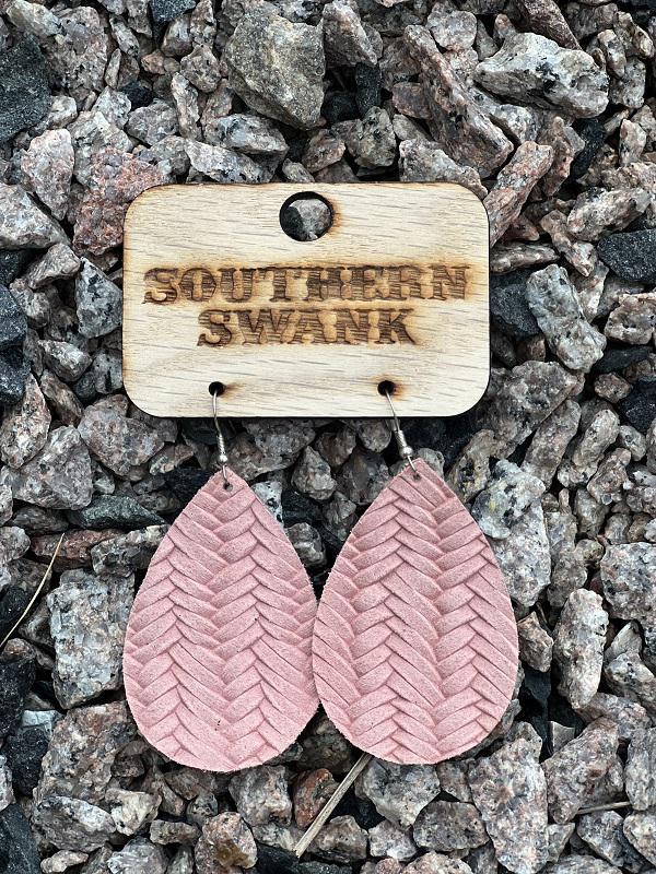 Feeling the Groove Mauve Earrings - Southern Swank Wholesale