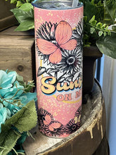 Load image into Gallery viewer, Sunshine On My Mind Tumbler - Southern Swank Wholesale
