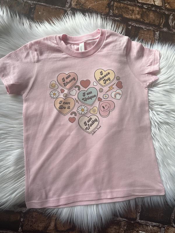 Youth Inspirational Heart Tee - Southern Swank Wholesale