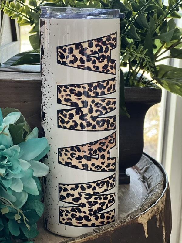 Mama Leopard Tumbler - Southern Swank Wholesale