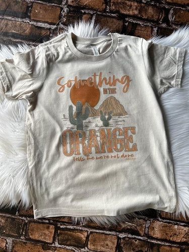 Youth Something In The Orange Tee - Southern Swank Wholesale