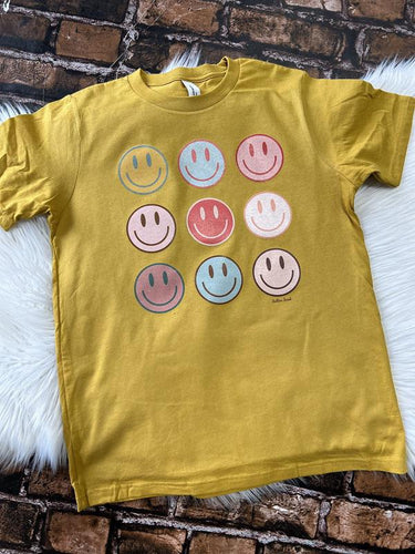 Youth Smiley Smiles Tee - Southern Swank Wholesale
