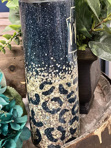 Mama Leopard Shimmer Tumbler - Southern Swank Wholesale