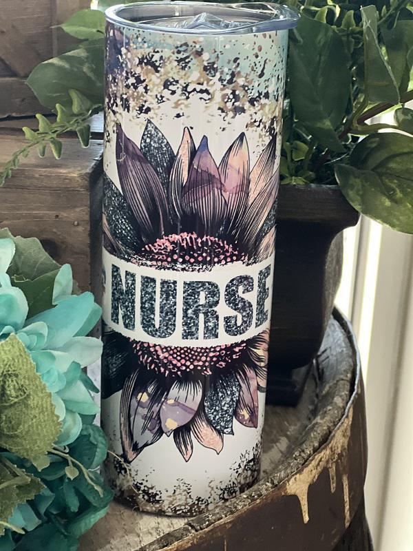 Nurse Watercolor Tumbler - Southern Swank Wholesale