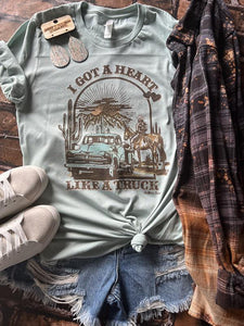 I Got A Heart Like A Truck Tee