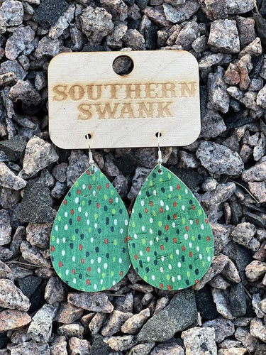 Christmas Speckle Earrings - Southern Swank Wholesale