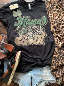 Mama Of Both Tee - Southern Swank Wholesale