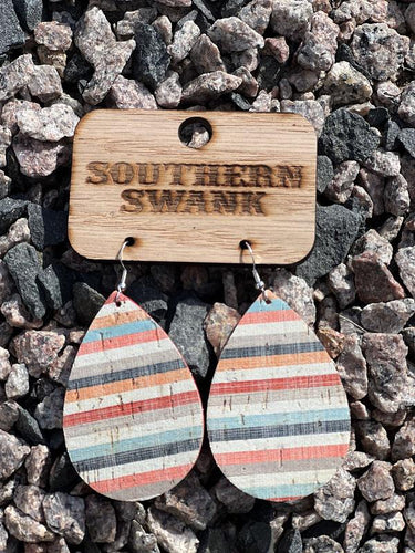 Paradise Stripe Earrings - Southern Swank Wholesale