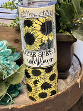 Load image into Gallery viewer, Maybe She&#39;s A Wildflower Tumbler - Southern Swank Wholesale
