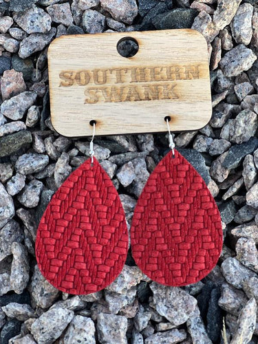 Piper Red Earrings - Southern Swank Wholesale